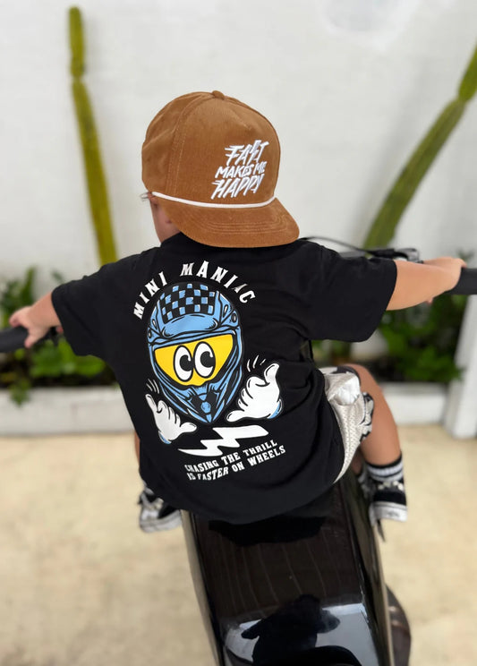 Mini Maniac T-shirt Black