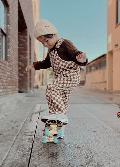Teddy Checker Overalls
