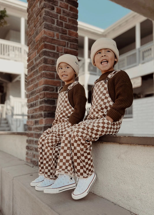 Teddy Checker Overalls
